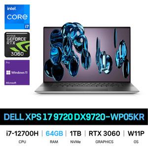 IT_DELL XPS 17 9720 DX9720-WP05KR RAM 64GB 재고보유