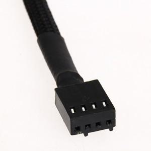 5피스 4 핀 PWM 커넥터 케이스 팬 연장 전원 케이블 Compure CPU 냉각 시스템 용