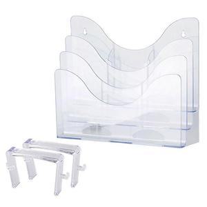 파티션 서류캐주얼꽂이 A4 3단 60mm 걸이케이스 선반걸이