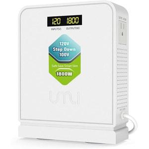 UMI 1800와트 전압 변환기 변압기 헤비 듀티 스텝 다운 AC 120V에서 100V 전력 변환기 미국 캐나다 멕시코에서 일본 가전제품 사용 CE 인증 3년 보증