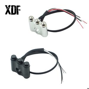 7/8 22mm CNC 알루미늄 바이크 오토바이 스위치 헤드 라이트 안개등 용 핸들 바 마운트 ON OFF 재설정 시작