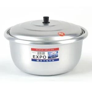 알루미늄 라면냄비 업소용 찜냄비 36cm 만두찜솥 스텐 찜통냄비 (WFJR8ZU)