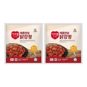 CJ이츠웰 매콤양념닭강정500g x 2개