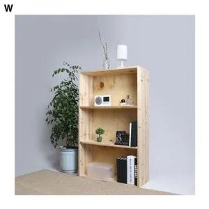 고급 삼나무와이드 DIY3단책장 (WFJYNAE)