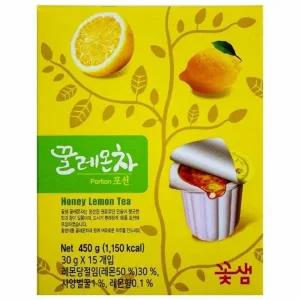 꽃샘 꿀레몬차 포션 450g(30g x 15개입)