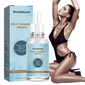 실내 셀프 태닝 드롭 바디 로션 가정용 크림 썬리스 선탠 브론저  글로우 30ml