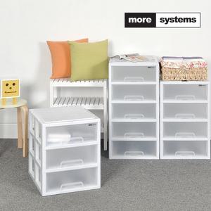 모아시스템즈 큐티 수납장 3단 4단 5단 플라스틱서랍장 정리함 다용도수납장