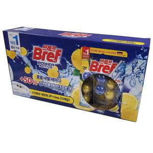 헨켈 BREF 브레프 파워 액티브 변기 세정볼 레몬 50g X 12개입 변기세정제