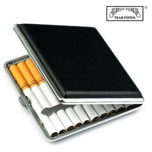 TEAM PISTOL.원터치고급가죽담배케이스5종/하드케이스