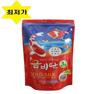 금비단3호/물고기사료/금붕어/비단잉어/열대어/대형어/부상사료/500g