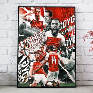 아스널 FC 포스터 브로마이드 인테리어 축구 소품 굿즈 아스날 액자