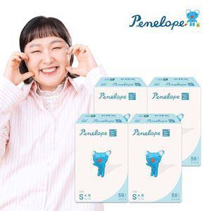 페넬로페 씬씬씬 플러스 밴드기저귀 소형 공용 58매x4팩