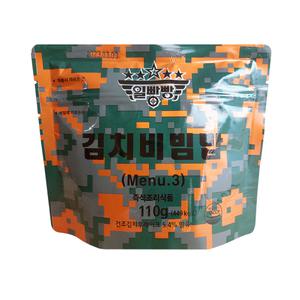 일빵빵 메뉴3 김치비빔밥 110g 스프형 비상식량 전투식량