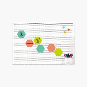 마그피아 고무자석 육각헥사보드 6장 1세트 MRMHB-00