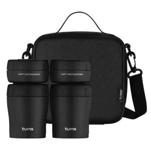 마카롱 보온도시락 세트 4P