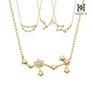 [골드앤] 18K 별자리 다이아 목걸이 YG