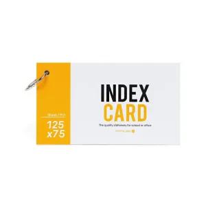 모닝 정보카드 무선 125X75 암기 메모 노트