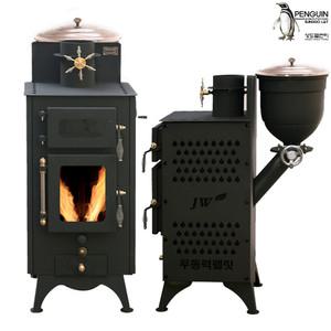 하이브리드 펠렛난로 JP100 (펠렛/장작겸용) 화목난로 땔감 전원주택 난방기