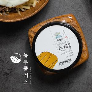 농부플러스 국산 된장 수제 재래식 전통 장류 집된장 420g