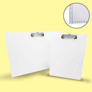 [문구티쳐] 스탠딩형 자석 클립보드 (A4/A3) 미니보드 게시판 삼각 스텐딩형