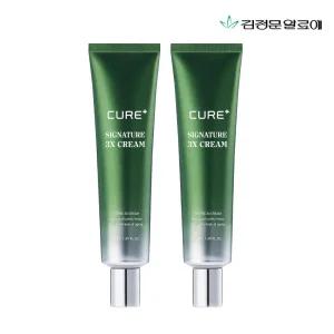 김정문알로에 큐어 시그니처 3X크림 50ml 2개