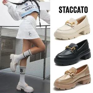 [롯데백화점]스타카토 [마지막사이즈 단독파격가] 여성 통굽로퍼 MICKYLOAFER1_3COLOR