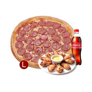 오리지널페퍼로니(L)+파파스윙+콜라500ml