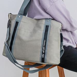 대형 캔버스가방 대학생숄더백 데일리 남여공용에코백 빅백 재재데이