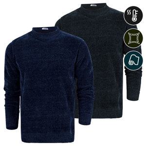 남성반목폴라 겨울 남자니트 기능성 긴팔 기모티셔츠