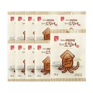 철판에 메메 잘구운 오징어채 35gx10개