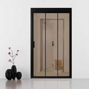 [기타]3연동 초슬림 1.8 중문 오픈형+브론즈유리 현관 아파트 인테리어 친환경도장