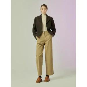 [롯데백화점]씨씨콜렉트 테일러드 3버튼 크롭 자켓 (C234MSF036)