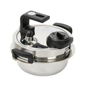 [신세계몰]국산 스테인레스 초고압 통3중 압력밭솥 2-3인용 인덕션 가스렌지 겸용 누룽지 압력솥 2.2L