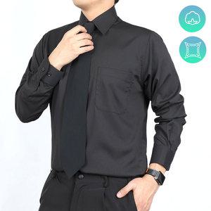 남자 블랙셔츠 스판 정장 드레스 Y셔츠 빅사이즈