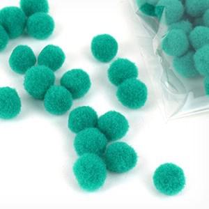 미술용실뭉치 꾸미기 어린이 만들기 솜뭉치 15mm 초록 만들기재료 실뭉치 솜뭉치 DIY키트