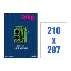 폼텍 IH-4021 전문가용 저광택 사진용지 (20매)