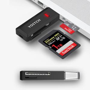 요이치 마이크로 SD카드 멀티 리더기 USB 2.0 메모리 블랙박스 YG-CR200