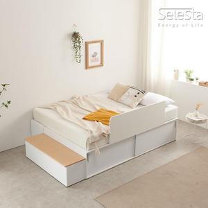 [RGM7R494]미라클 슬라이딩 도어 빅수납 침대 프레임 퀸