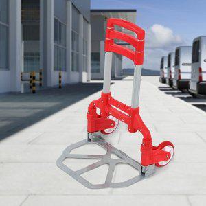 [제이큐]풀로드 접이식 핸드카트 캠핑 쇼핑 핸들카 2단 레드