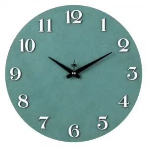 무소음벽시계 280 파이 화이트앤 그린 K-601 WgrS 무소음벽시계 인테리어벽시계 거실벽시계