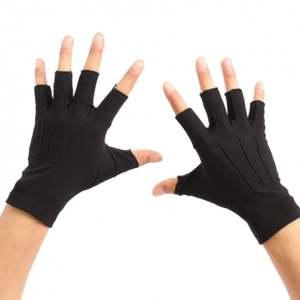 코코조아 남성 자외선차단 스포츠 반장갑 블랙 미끄럼방지장갑