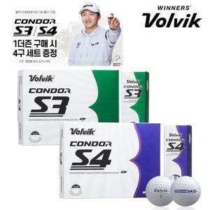 (싸인볼증정)  골프공 콘도르 S3 S4 우레탄 1더즌12구