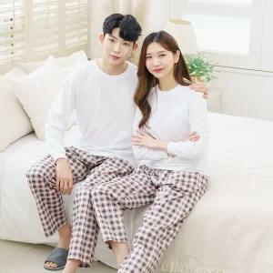 예스플러스 특면 9부 40수 주머니 파자마 머핀