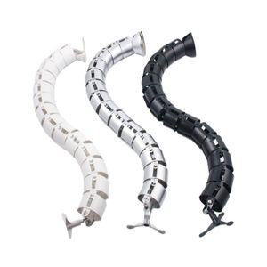 책상 전선덕트 정리 케이블 배선 자바라 데스크 스네이크