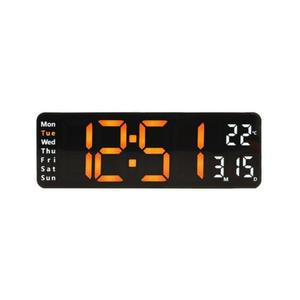 [BZJL7PCN_4C]자봉 벽시계 LED 32CM 다기능 센서