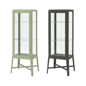 이케아 FABRIKOR 파브리셰르 유리도어수납장 57x150cm 유리장식장 거실장식장