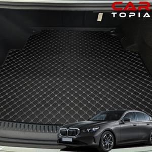 카토피아 BMW 5시리즈 8세대 (G60) 퀼팅 트렁크매트 가죽 바닥 일체형