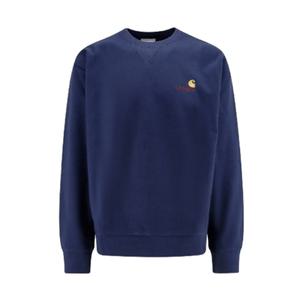 [칼하트] 남성 아메리칸 스크립트 크루넥 맨투맨 네이비 I025475 29LXX