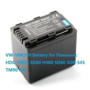 VW-VBK360 파나소닉 HC-V10 HC-V100 HC-V100M HC-V500 HC-V500M HC-V700 HC-V700M HDC-HS60배터리