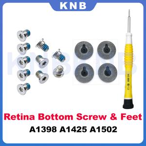 호환 맥북 프로 Retina 13 15 A1398 A1425 A1502새 하단 케이스 고무 다리 교체 나사 드라이버 포함